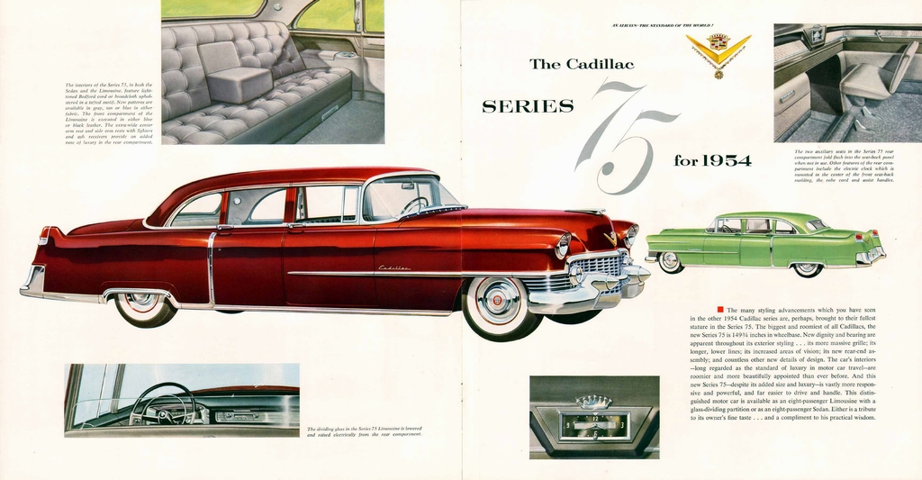 1954 Cadillac Brochure Page 2